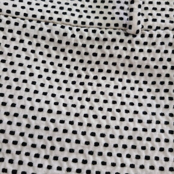 Ann Taylor LOFT women's off white cream and black design shorts size 14 - Picture 13 of 13